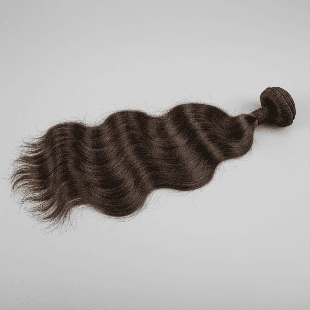 Premium braiding hair extensions in natural black color displayed on white surface