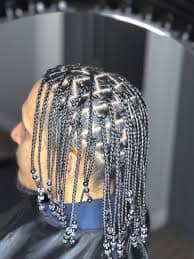 Box Braids with Beads - Image 1