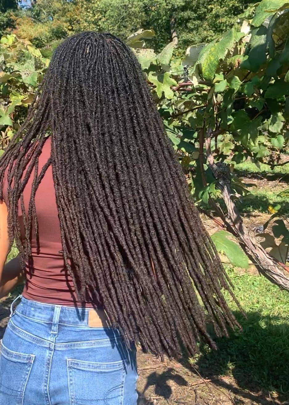 Long Waist Length Locs - Image 1